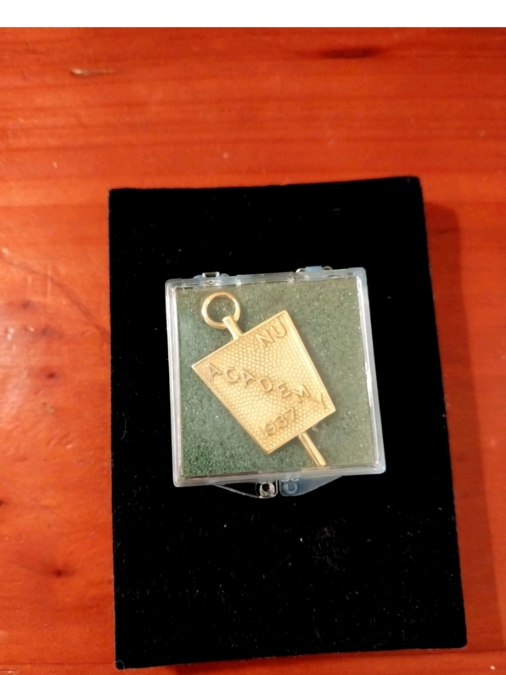Vintage -Gold 10 Kt. GF - NU Academy 1937 Pin-Engraved -1968